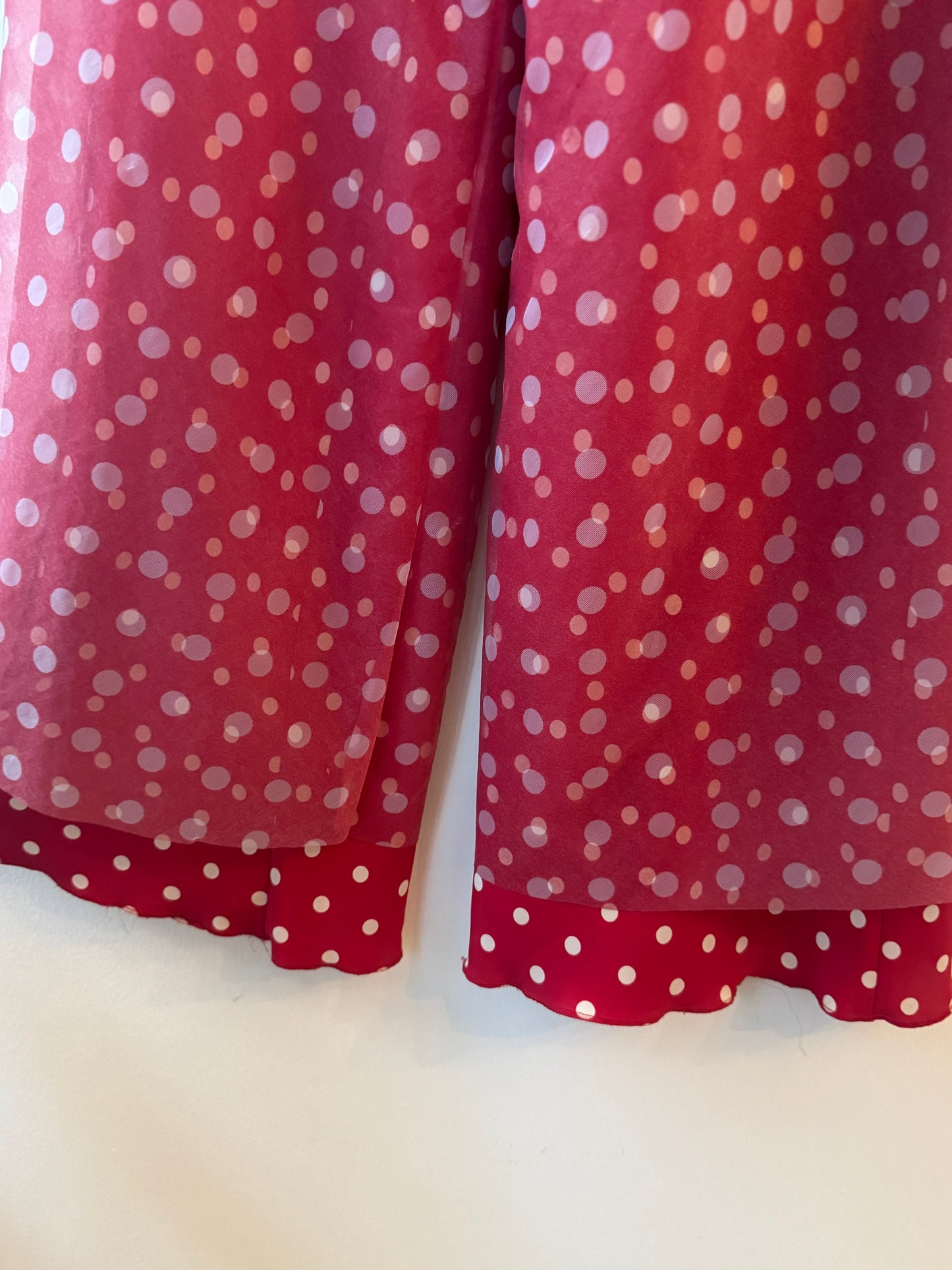 Jean Paul Gaultier Polka-Dot Illusion Layered Pants