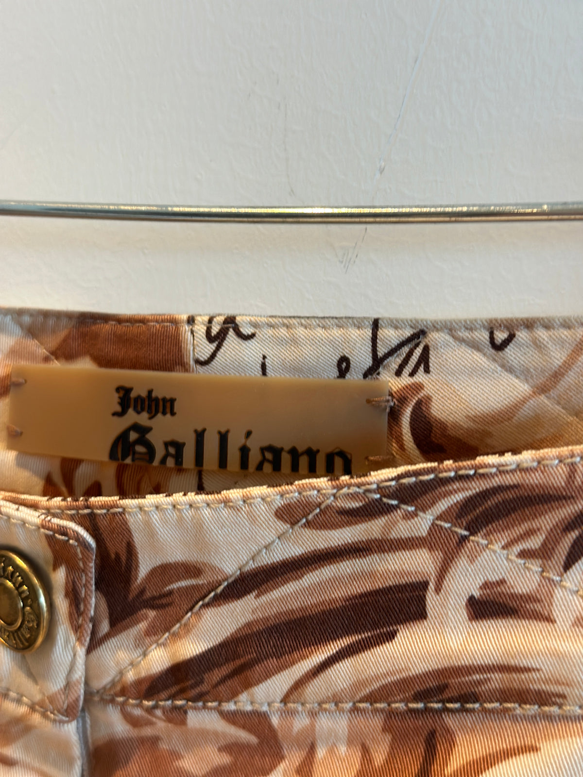 John Galliano Journal Gazette Jeans
