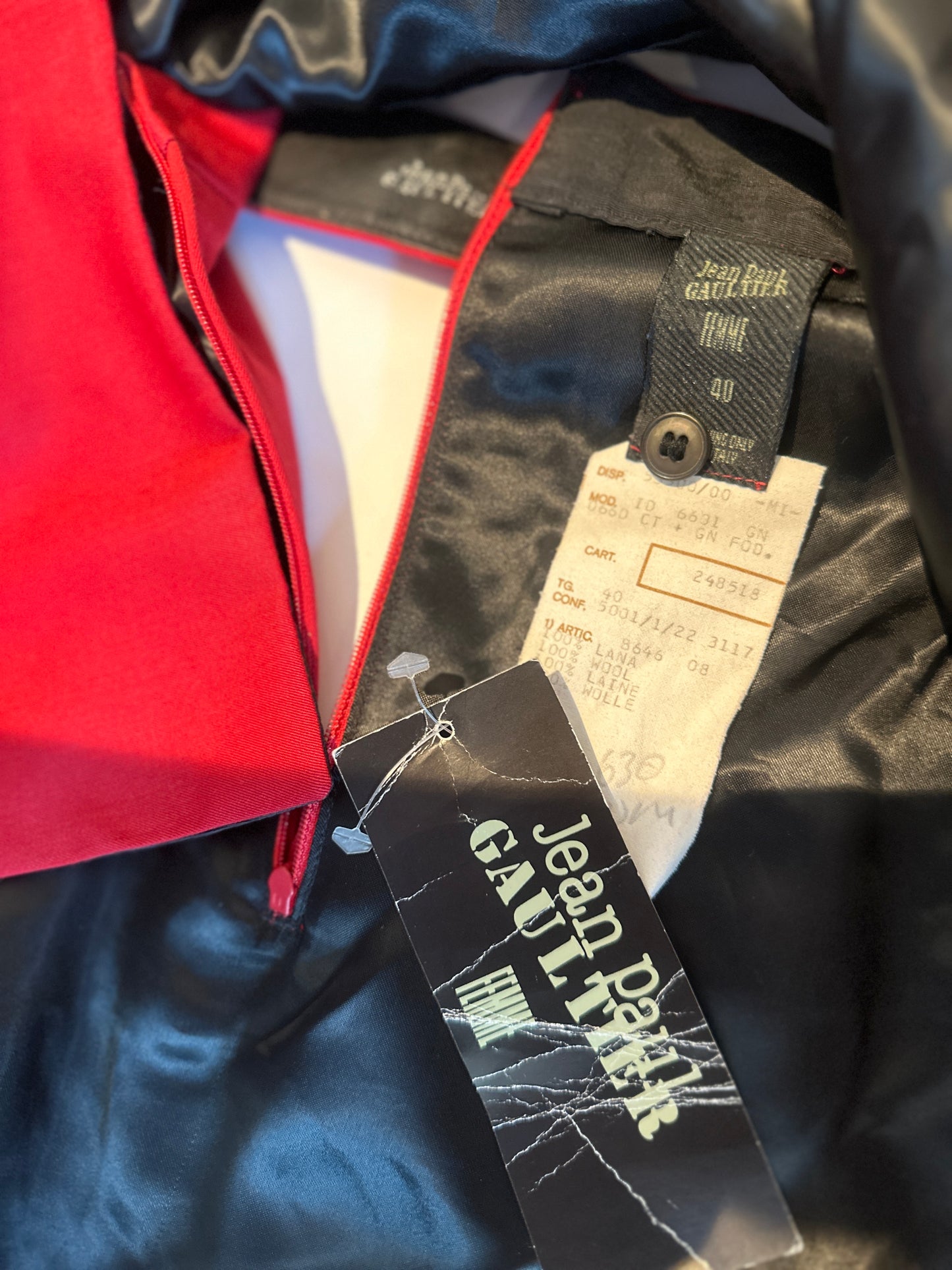 90s Jean Paul’s Gaultier Tailored Utility Skirt