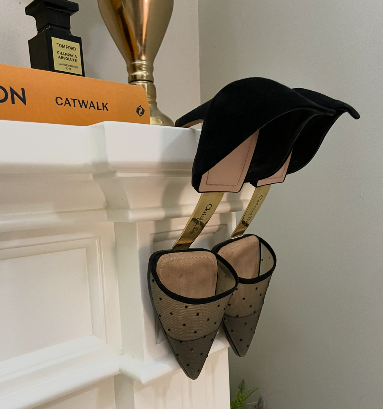 COLLECTOR: Dior Surreal Eye Pointed-Toe Pumps