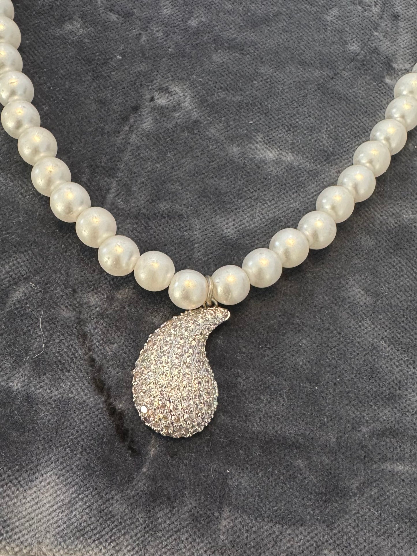 Moonlight Drop Pearl Necklace