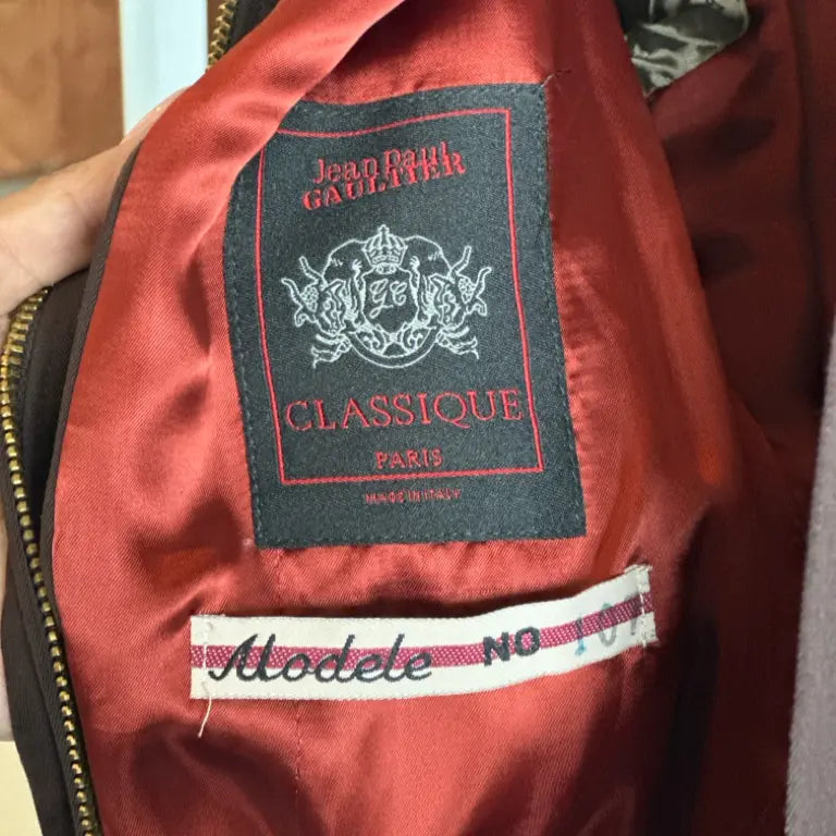 🧥RARE!! COLLECTOR Jean Paul Gaultier 90s Utility Belted Jacket