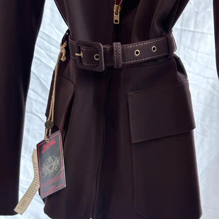 🧥RARE!! COLLECTOR Jean Paul Gaultier 90s Utility Belted Jacket