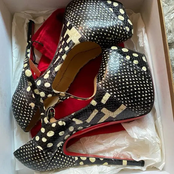 Christian Louboutin Snakeskin Lady Daf