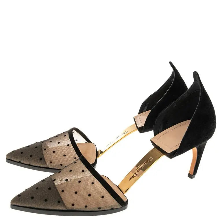 COLLECTOR: Dior Surreal Eye Pointed-Toe Pumps