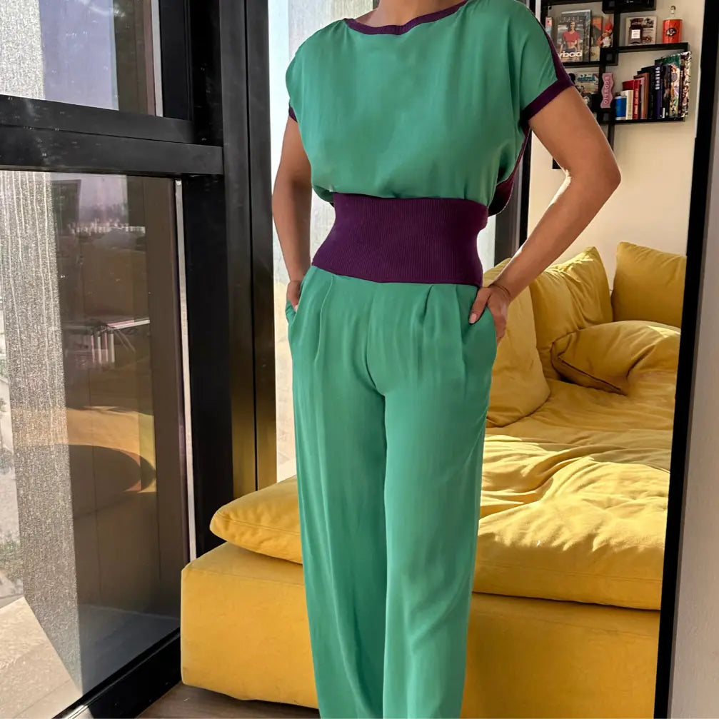 HERMES 1970s two tone set